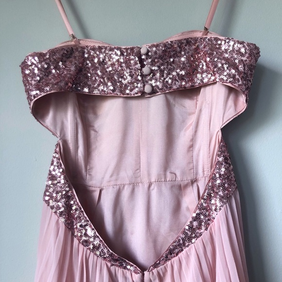 Strapless open back prom dress - Picture 5 of 8